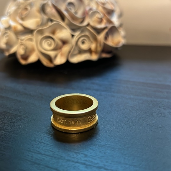 Authentic Coach Gold Ring 💅🏻 - Picture 2 of 7